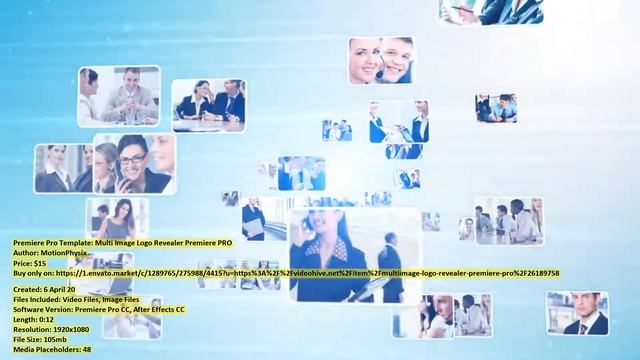 Multi Image Logo Revealer Premiere | Premiere Pro Template | VideoHive 26189758