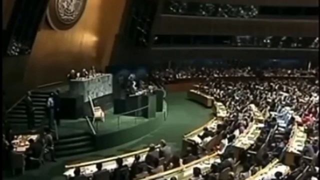 На Генеральной Ассамблее ООН в 1987 году президент США Рональд Рейган размышлял о том
