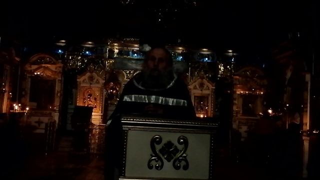 Проповедь протоиерея Николая Тимофеева после богослужения Страстям Христовым (Пассии)