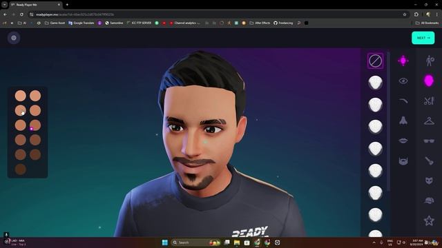 2.1 -Make A 3D Character Using Your Own Face
