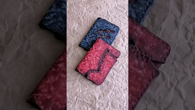 Подготовка кожи и пошив обложек для документов