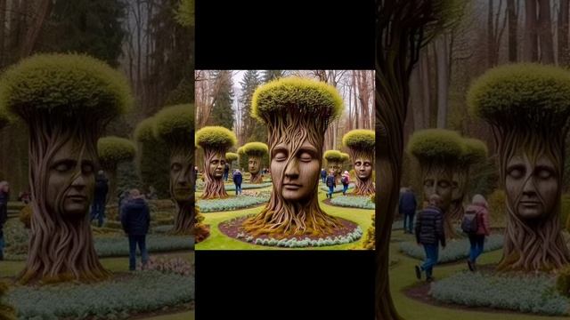 ПАРК -деревья в образе людей!