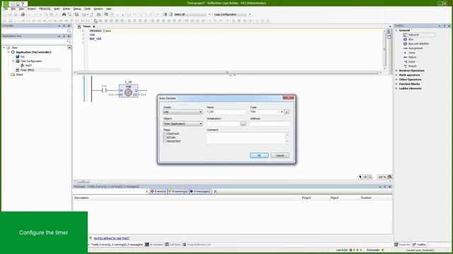 SoMachine V4.1 Функциональный блок Таймер