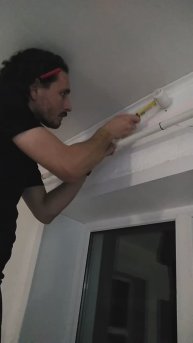 Установка гардины