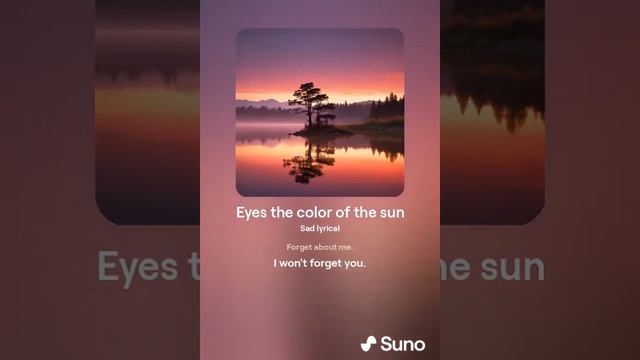 Eyes the color of the sun