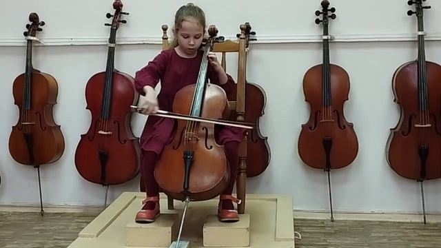 Корнеева Дара, 6 лет. Этюд И. Волчков. ДШИ1 г. Курск