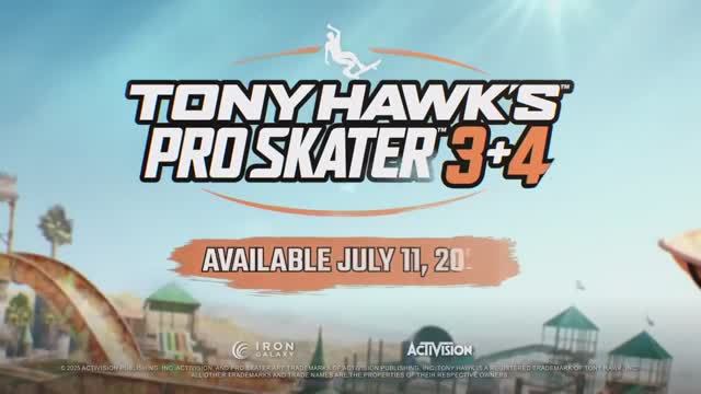 Анонсирован ремейк Tony Hawk’s Pro Skater 3 + 4 — релиз 11 июля