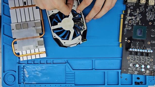 MSI GTX 1060 6GbT OCV1 заменя термопасты
