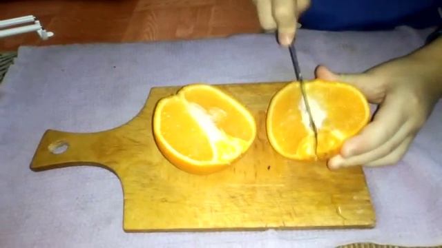 Фокус с апельсином