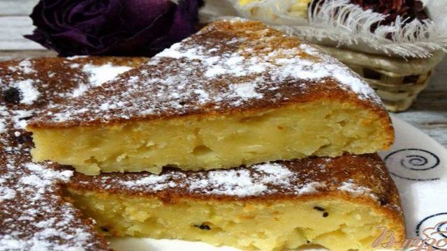 Фруктовый кекс на йогурте в мультиварке