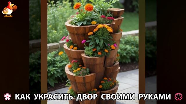 Как украсить двор дома фото идеи (227) 🏡 для дачи и сада своими руками 🌷🪻🌺💮
