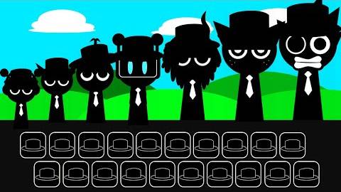 Incredibox Sprunki - Но все люди - мистеры Black Hat