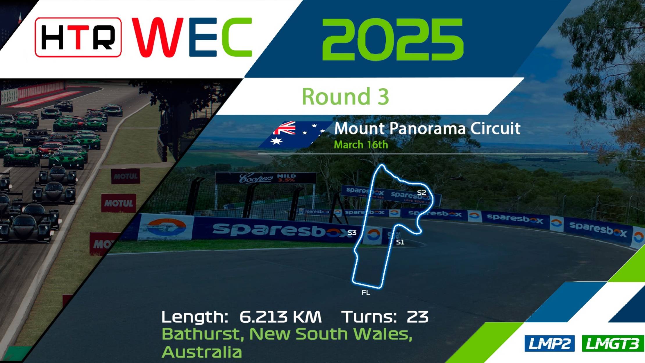 3 этап чемпионата HTRS WEC 2025 | Bathurst | 16.03.25