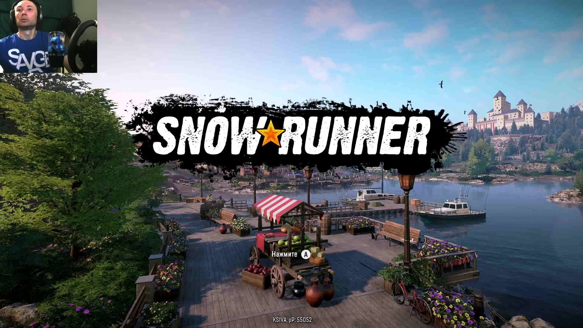 Как купить хороший цемент в Таймыре - Snowrunner - на руле MOZA R5