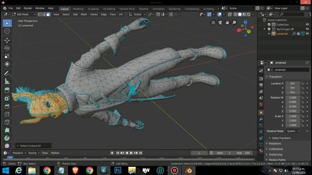 Como sacar parte de un skin de gta sa en blender para 3ds max