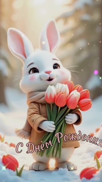 Музыкальная открытка ,которая подарит улыбку❤️Красивое Поздравление С Днем Рождения ! 🎂