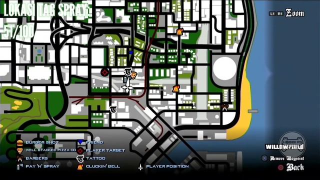 Lokasi 100 Tag Spray - GTA San Andreas