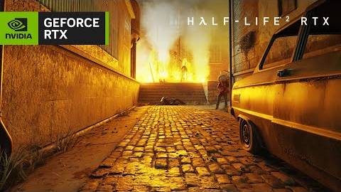 Half-Life 2 RTX - Анонсирующий трейлер демоверсии с полной трассировкой лучей и DLSS 4