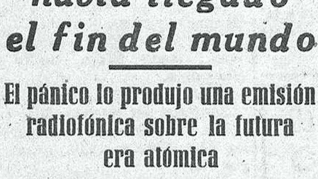 Plateforme 70  - La Era Atómica - 1946 - Simulación de una Guerra Nuclear en radio
