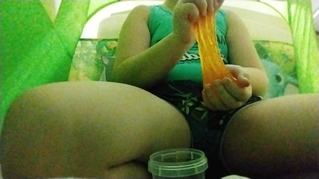 я показываю слайм
