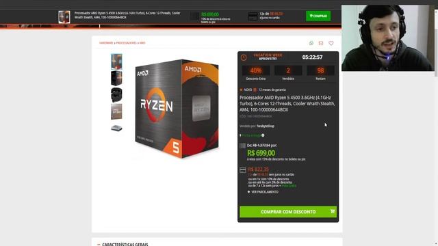 HARDWARE EM PROMOÇÃO! CAIU PREÇO LINHA AMD RYZEN NA TERABYTE! (12-07)