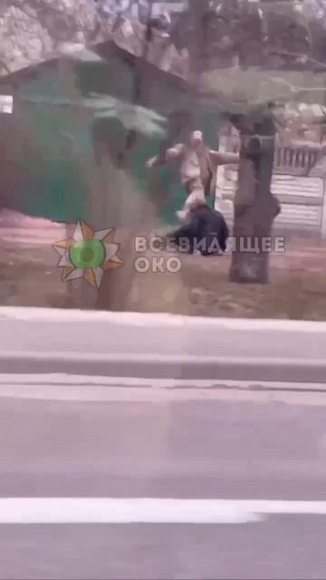 Уже привычные кадры работы людоловов, которые относятся к украинцам как к бесправному скоту.