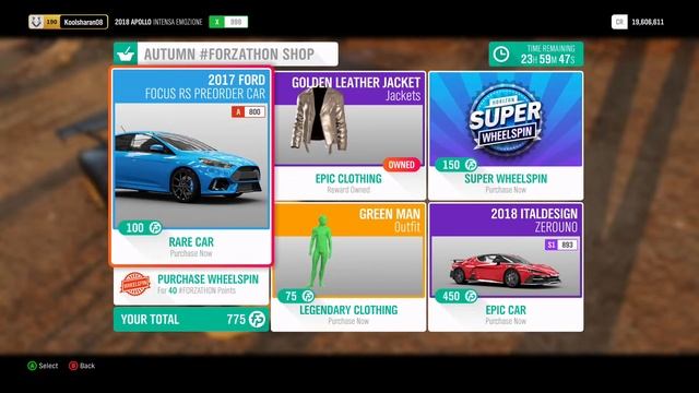 Forza Horizon 4 | June 17 | Daily forzathon Shop