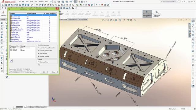 Using Tolerance Based Machining in CAMWorks