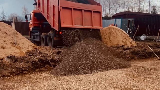 Устройство щебеночной подушки