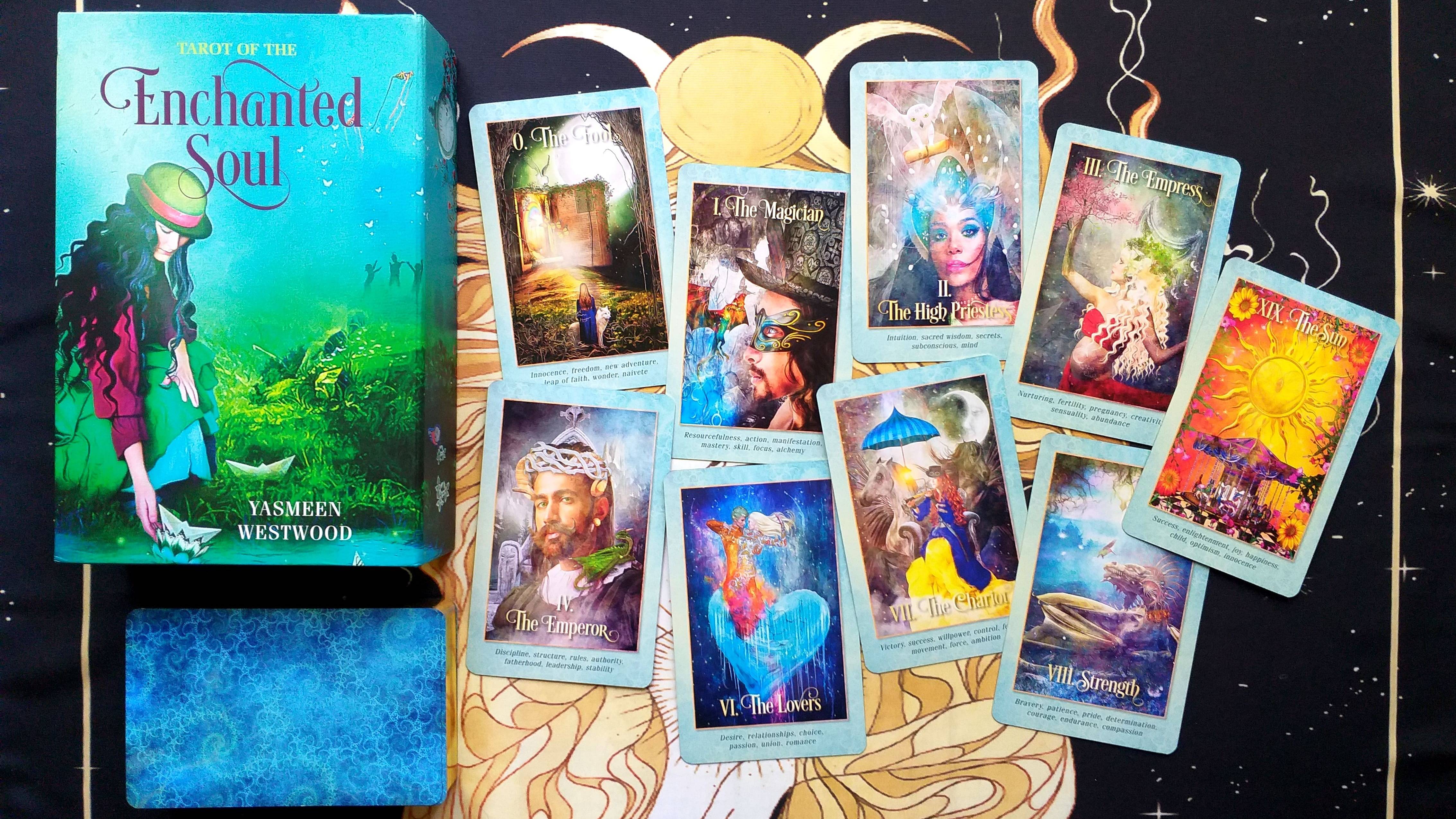 ОБЗОР 🏵 Яркой Новиночки 🏵 "Tarot of the Enchanted Soul" 🦚 "Таро Зачарованной души" 🦚