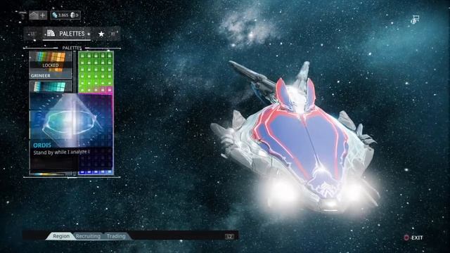 Warframe how to change ur ships color