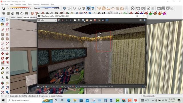 Sketchup Bangla Tutorials,lighting setup, V-ray Rendering ,V-ray Rendering SketchUp Bangla Tutorial