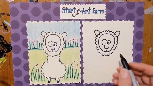 Derpy Doodle #8 - Alpaca - Guided How-To Drawing and Art for Beginners