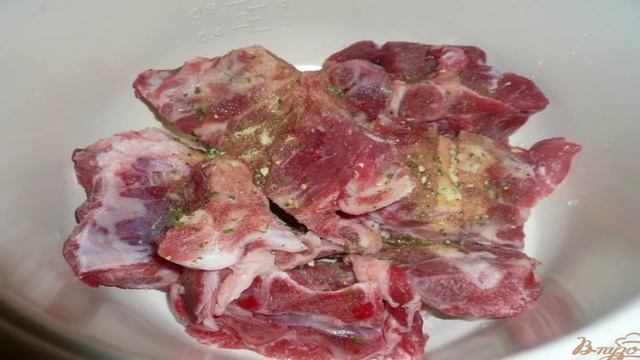 Свинина с рисом и курагой