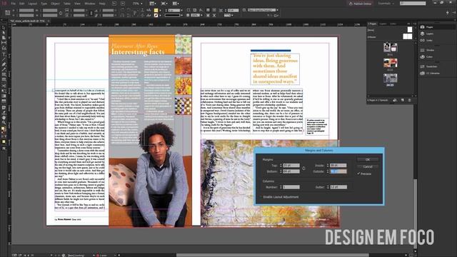 Curso de Indesign CC 2015 - Aula 17 Margins e Columns