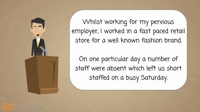 Interview Skills - How would people you have worked with describe you?