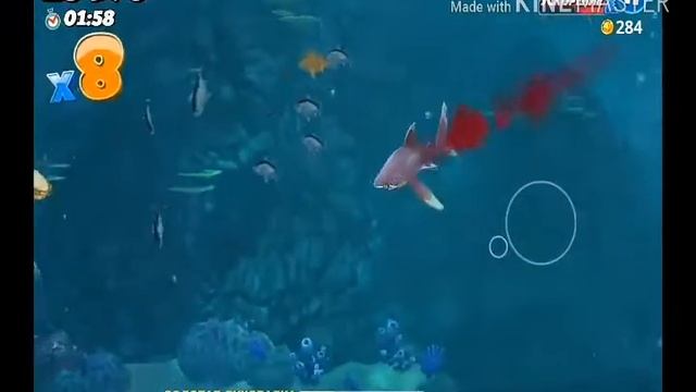 Hungry shark world    1-N  рифовая акула    1 часть