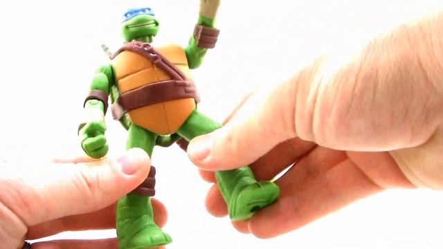 Nickelodeon Teenage Mutant Ninja Turtles Head Droppin' Donatello & Leonardo Figures Video Review