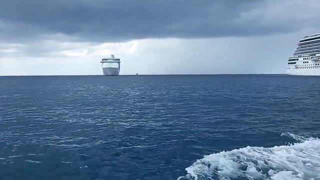 Ship close up view