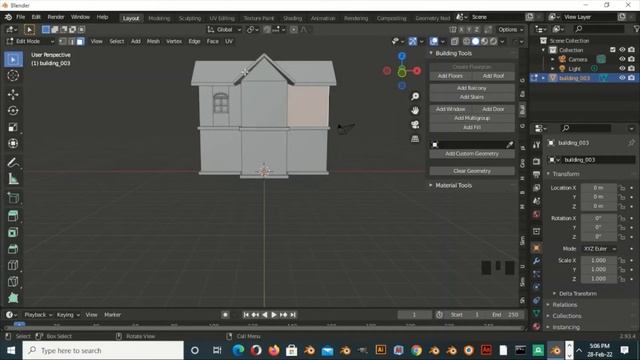 Introduction To Building Tools Blender Addon pt.1
