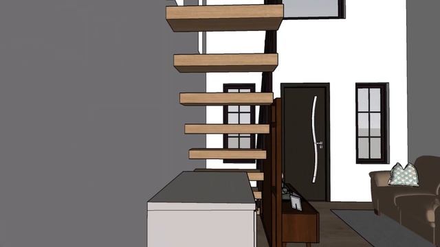 Bungalow house design idea | Tiny house with loft bedroom (28 sqm)