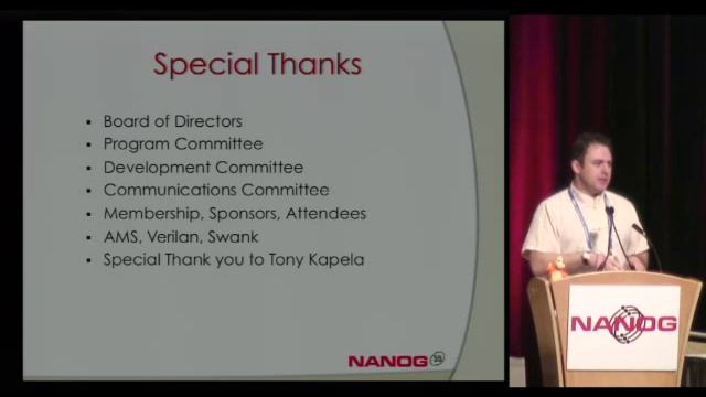 Wrap Up / CFP for N56 Announcement