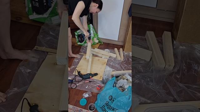 💕 Делаем тумбу под цветы в стиле Pinterest