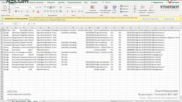 [Курс «Autodesk BIM 360»] Замечание – разные инструменты в директории