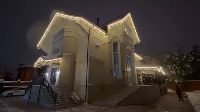 Монтаж/демонтаж гирлянды. Украшение  загородных домов уличными гирляндами! Сезон 2020-2021 г.