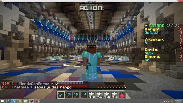 jugando en el server de mi amigo