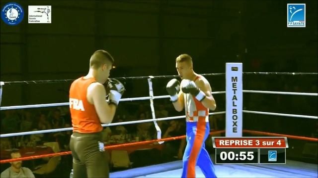 САВАТ (SAVATE) Roko DOZDOR (Croatia) vs Hugo FALGARONNE (France)