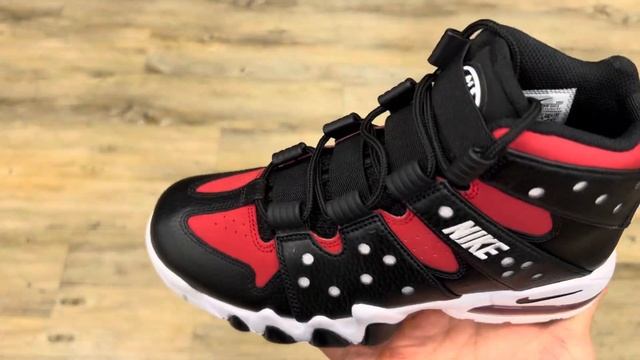 Nike Air Max 2 CB 94 Black Gym Red Charles Barkley Shoes