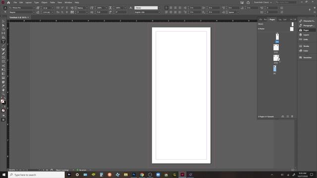 InDesign Tri-Fold Part I