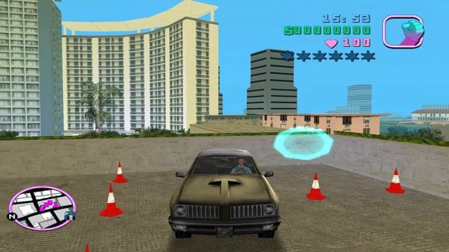 Прохождение GTA Vice City -Дополнительная миссия Cone crazy